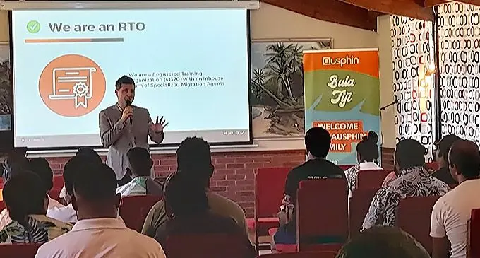 Ausphin’s director of programmes and compliance, Tolga Yilmaz, in Suva, on May 3, 2022.