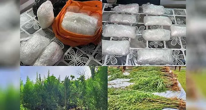 North chief Ratu Ilisaniti Malodali is calling on members of the public and religious organisations in helping the Fiji Police Force eliminate illicit drugs such as marijuana in Fiji. Photo: Police Media Cell