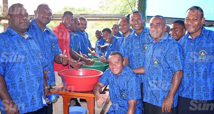 Republic of Fiji Military Forces personnel celebrating Sappers Day at the Engineers Camp at Nabuni on September 20, 2019. Photo: Ronald Kumar