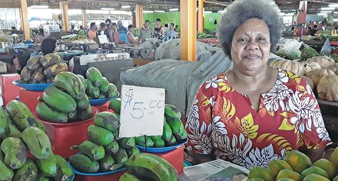 Livia Rogo at the Suva market on April 3, 2019. Photos: Inoke Rabonu