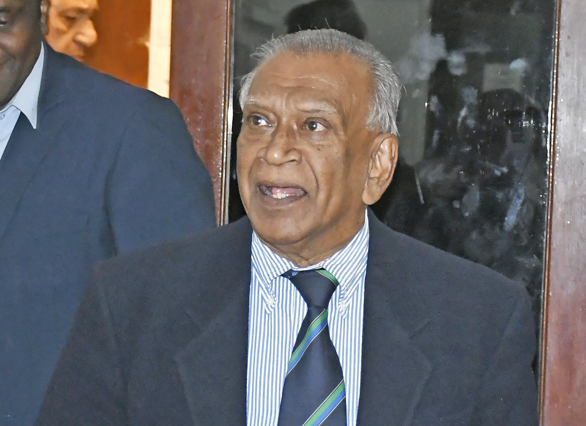 Former Health Minister Dr Neil Sharma outside High Court in Suva on November 10, 2025. 