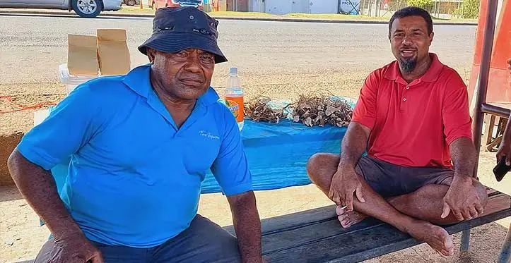 Vendors of Labasa Market continue to earn a living even on a public holiday (Easter Monday) and shared sentiments of an enjoyable Easter festivities. Photo: Sampras Anand