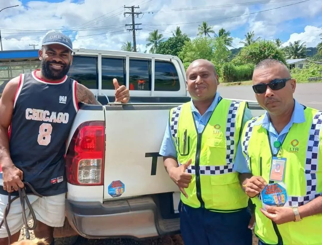 Land Transport Authority road safety education and enforcement officers raise awareness on driver fatigue and safe driving practices in the Northern Division. 