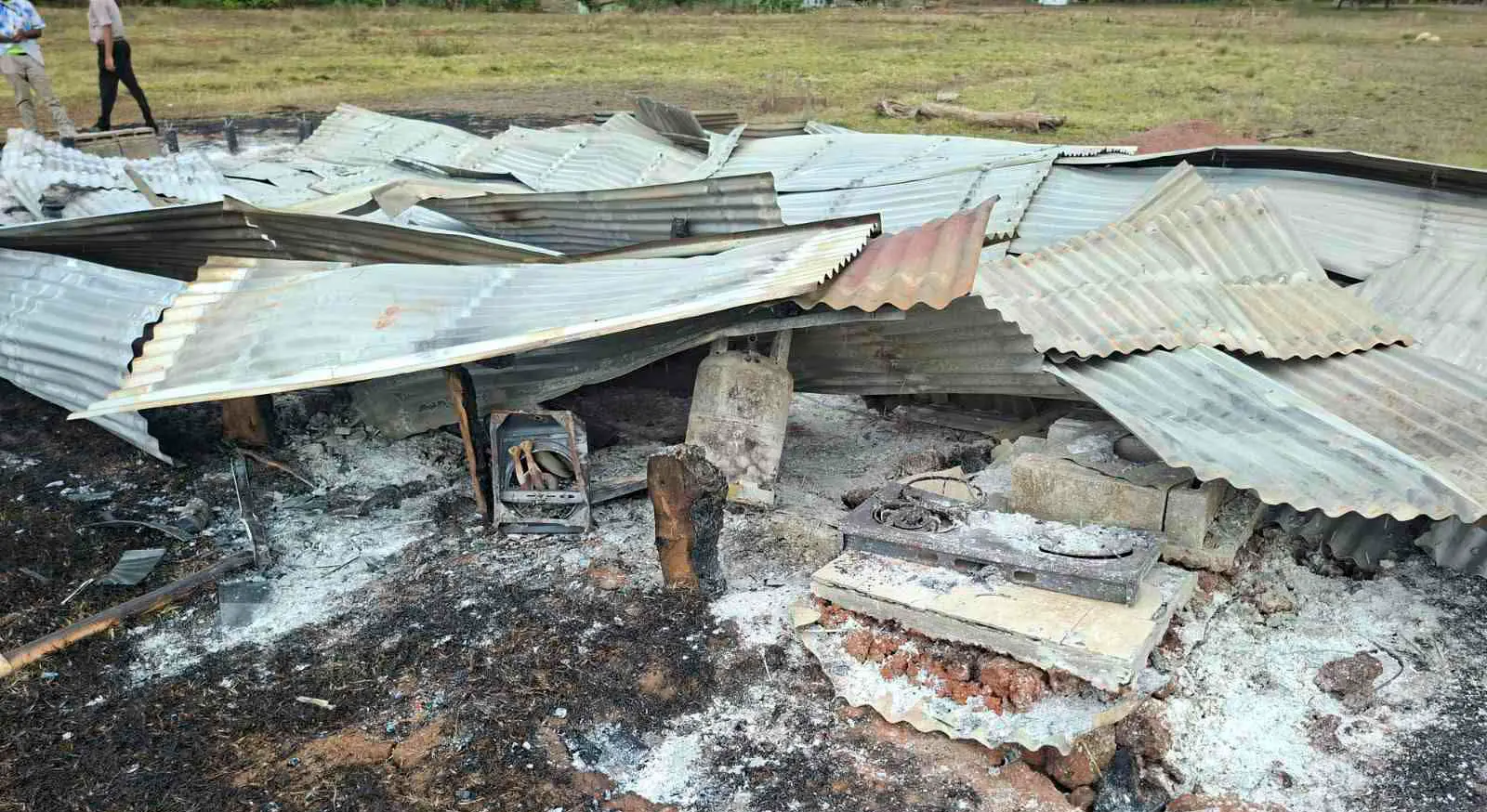Mr Prakash estimated the damage at about $12,000, with the house and its belongings destroyed.
