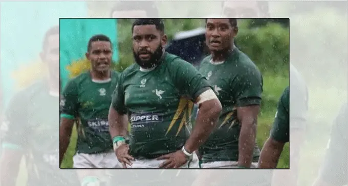 Tailevu rugby players after the close win over Yasawa at Nakelo District School ground today. Photo: FRU Media