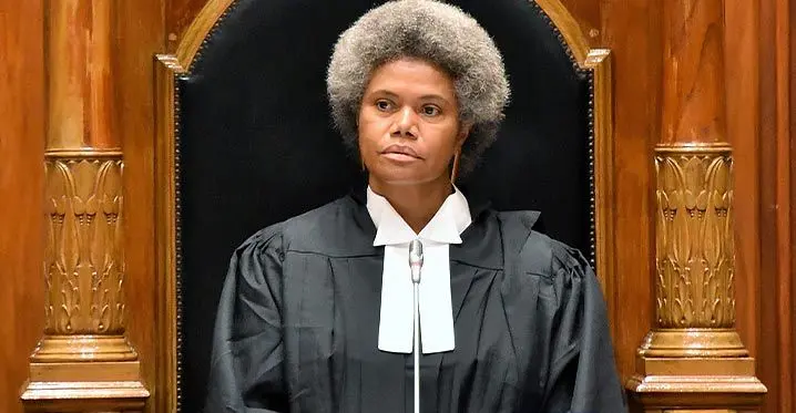 Deputy Speaker and Assistant Minister for Housing and Local Government, Lenora Qereqeretabua yesterday presided over Parliament’s second session. Photo: Parliament of Fiji