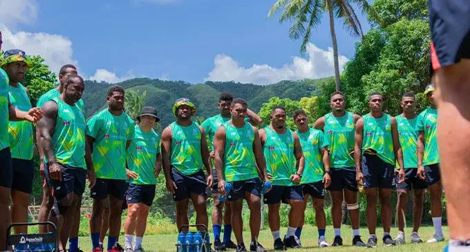 Swire Shipping Fijian Drua at training. Photo: Fijian Drua 