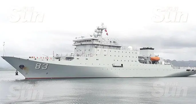The Chinese naval training vessel Qi Juguang at the Port of Suva on November 4, 2019. Photo: Inoke Rabonu