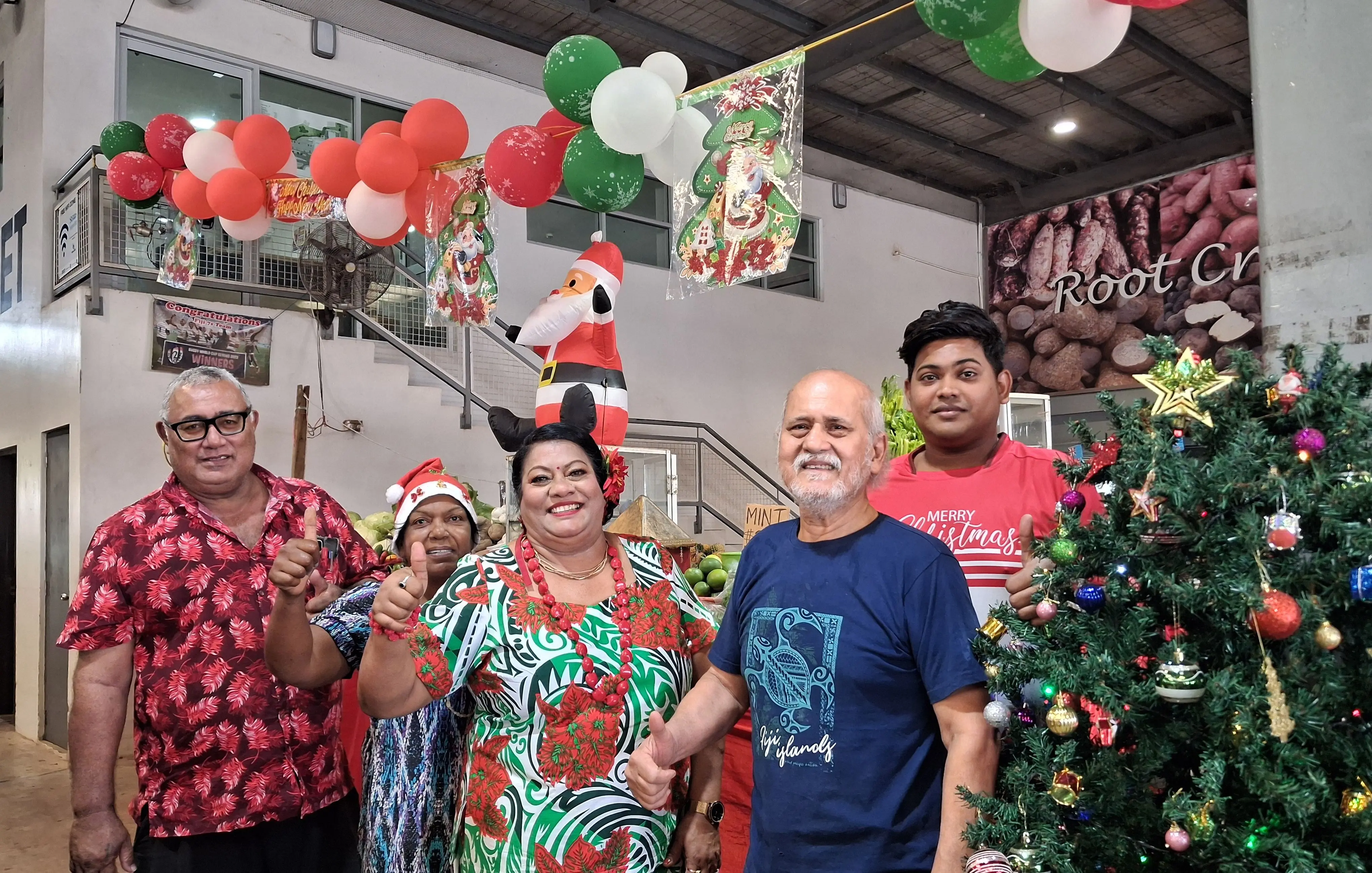 Farmboy Fiji turns Namaka Market into Christmas wonderland