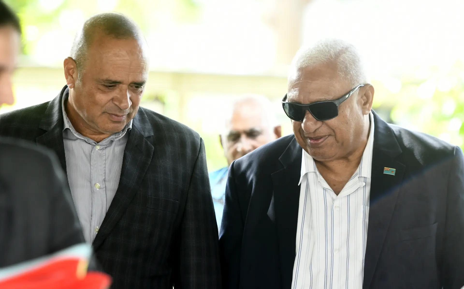 Former Prime Minister Voreqe Bainimarama and former Police Commissioner Sitiveni Qiliho.