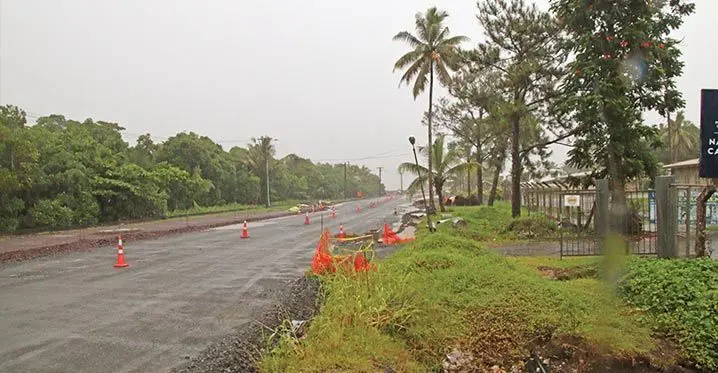 The site of the proposed $600m project along Nasese in Suva . Photos: Sosiveta Korobiau.