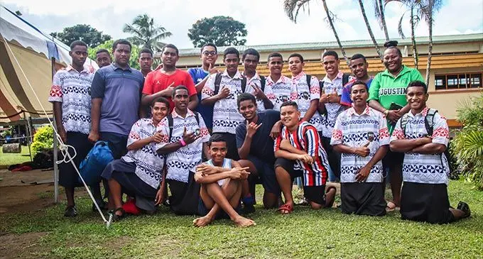 Members of the MBHS Under-14 rugby team that defeated Dudley High School 60-6 during the Fiji Secondary Schools Southern Zone Quarterfinals.