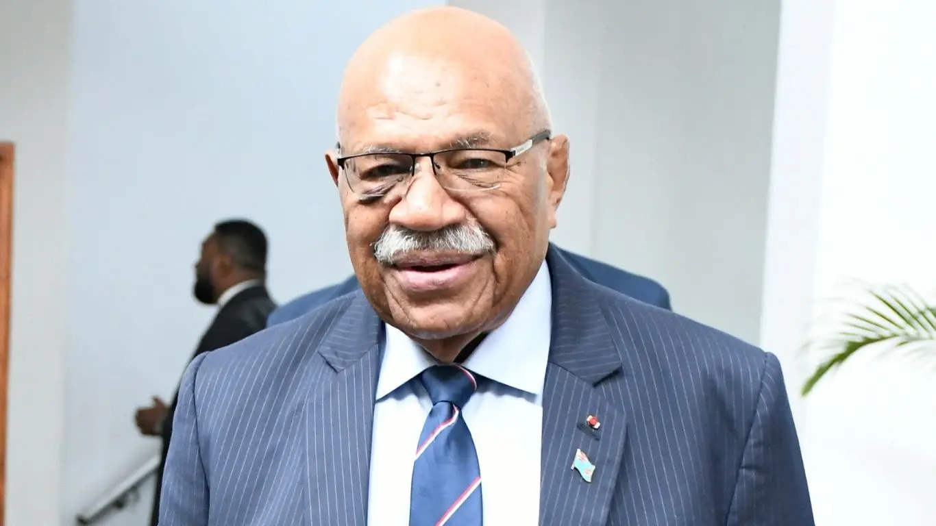 Prime Minister Sitiveni Rabuka following the special sitting of Parliament in Suva on September 22, 2026.