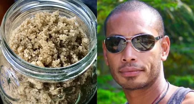 One of Jone Wataiti’s experiments, lemongrass salt.