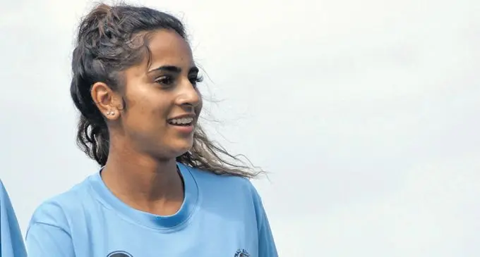 Vodafone Fijian Women football striker Trina Davis. Photo: OFC