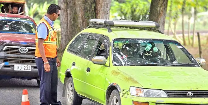 Land Transport Authority officer cracking down on drivers licence and dangerous driving.