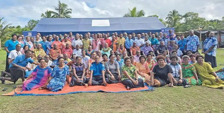 Families and communities gathered for the World Rural Development Day celebration at Vunuku village in Rewa. Photos: Sosiveta Korobiau
