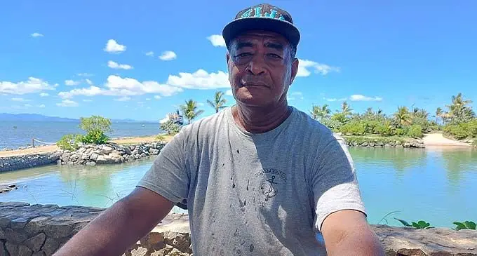 Fibreglass boat maker, Amena Rakuro at the Vuda Marina in Lautoka on December 15, 2022. Photo: Nicolette Chambers
