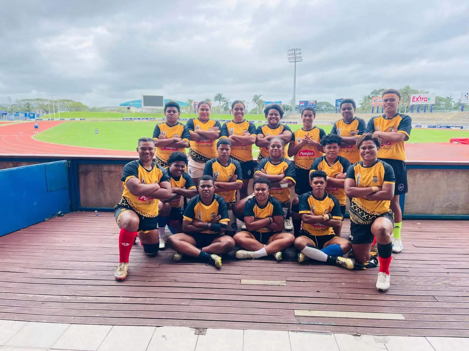 Namoli West Tigers women's team. 