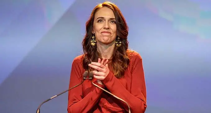 Jacinda Ardern.