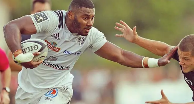 Setareki Bituniyata has re-signed another three-year deal with Brive despite being chased by other top French clubs of Lyon, Pau and Toulon.  Photo: Brive Rugby