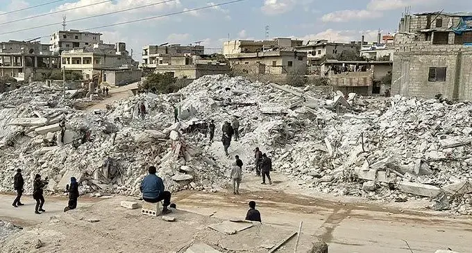 The town of Bsania was a small but thriving community