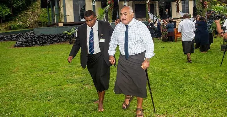 Na Turaga Bale na Vunivalu, na Tui Kaba, Ratu Epenisa Cakobau on May 25, 2023. Photo: Leon Lord
