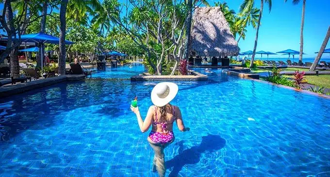 A complimentary water aerobics session and volleyball games were also available for Westin Denarau guests who wished to enjoy some light exercise.