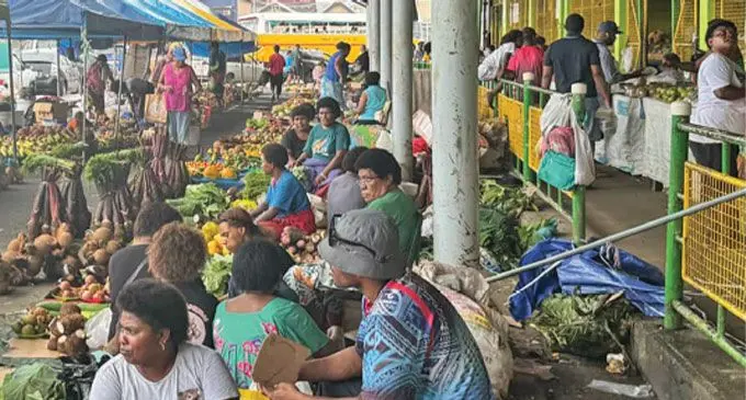 A typical busy market day in Suva. Photo: Sosiveta Korobiau 