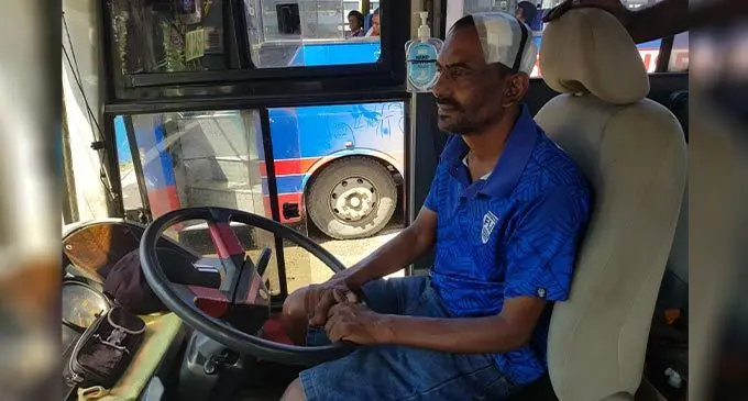 Bus driver Sanjay Pratap was also allegedly assaulted by a passenger a week ago. Photo: Viliame Tawanakoro