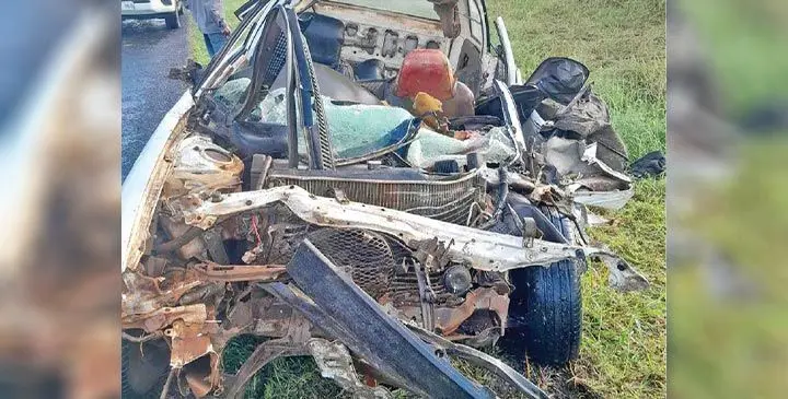 Accident at Sekawa Stretch in Savusavu on June 26, 2025.