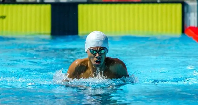 Taichi Vakasama is one of the eight swimmers vying for the two Olympic spots for Team Fiji swimming. Photo: Ronald Kumar