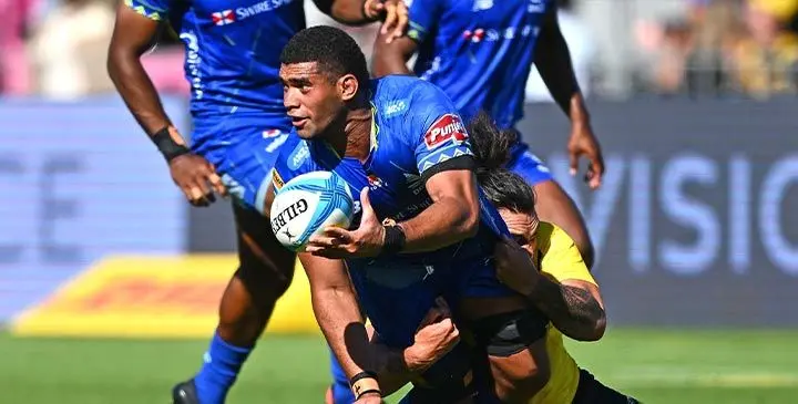 Swire Shipping backrow Meli Derenalagi. Photo: Fijian Drua