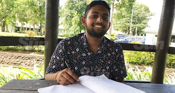 Shiva Prakash at the University of the South Pacific in Laucala Bay on April 7, 2021. Photo: Wati Talebula-Nuku