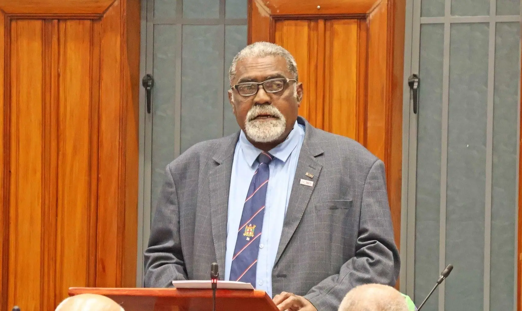 Minister for Agriculture and Waterways, Tomasi Tunabuna in Parliament on November 5, 2025.