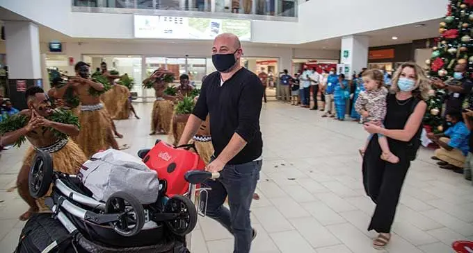 Tourists arrving at the Nadi International Airport. File Photo: Leon Lord