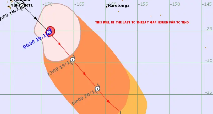 Map: Fiji Meterological Service.