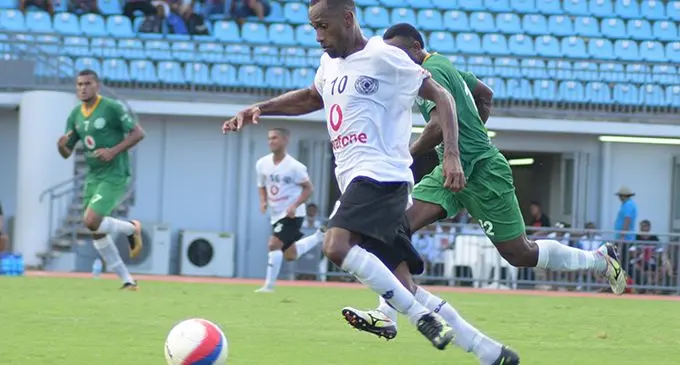 Meli Codro on attack for Suva against Nadi at  the ANZ Stadium, Suva on March 3,2019.  Photo: Simione Haravanua