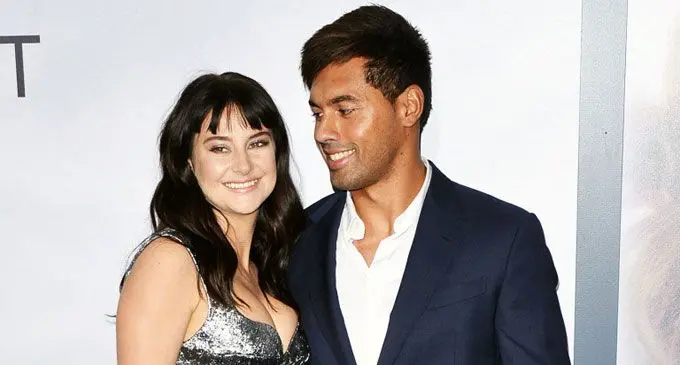 Fijian rugby player Ben Volavola with movie actress girlfriend Shailene Woodley at the red carpet premier of the film ‘Adrift’ at Regal LA Live Stadium 14 in Los Angeles, California, United States on May 23, 2018. Photo: startraksphoto.com. 