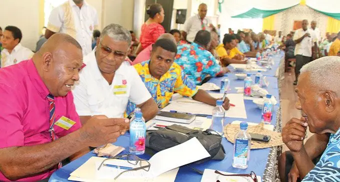Participants at the Yellow Ribbon Symposium organised by the Fiji Corrections Service at Nanukuloa, Ra on March 17, 2023