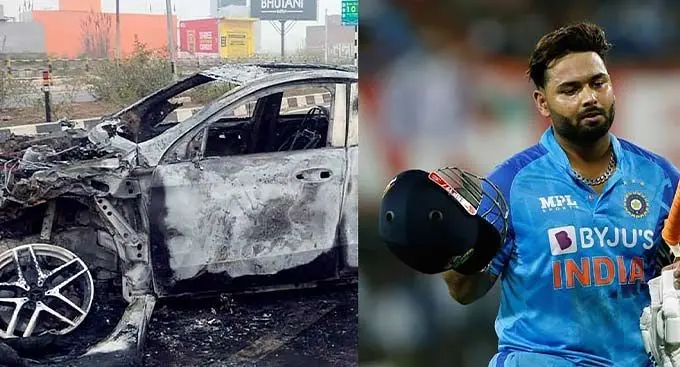 India cricketer Rishabh Pant met with a horrible road accident. Photo:ANI