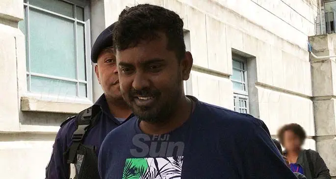 Accused Arvind Chand Rai, 43, outside the Magistrates Court in Suva on July 29, 2020 Photo: Ashna Kumar