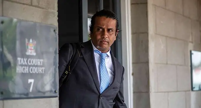 Ari Taniguchi’s lawyer, Shailend Krishna. Photo: Leon Lord