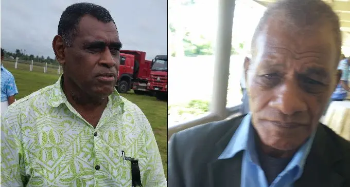 Nuku district chief Turaga na Tui Nabou Semi Matalau.(LEFT) and  Ucunivanua chief Ratu  Sevanaia Verata. (RIGHT)