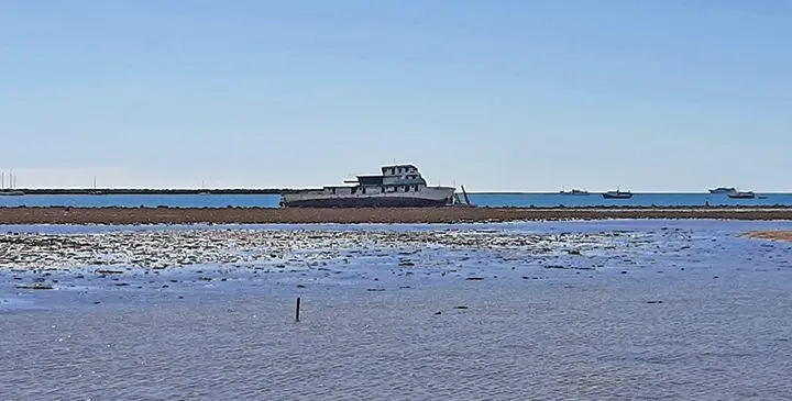 The ‘Gotta go’ vessel at the Lautoka foreshore. Photo: Salote Qalubau