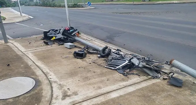 Result of an accident at Bulacino Intersection.