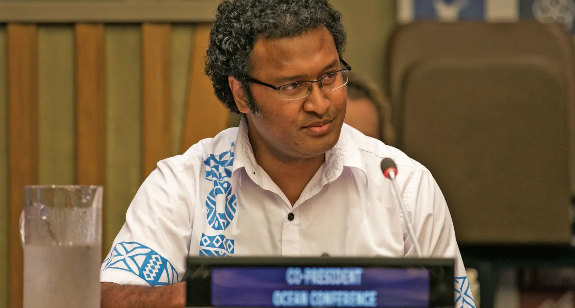 Deputy Permanent Representative to the United Nations, Luke Daunivalu.  