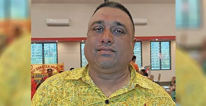 Shree Sanatan Dharm Pratinidhi Sabha Fiji National President Dhirendra Nand. Photo: Salote Qalubau