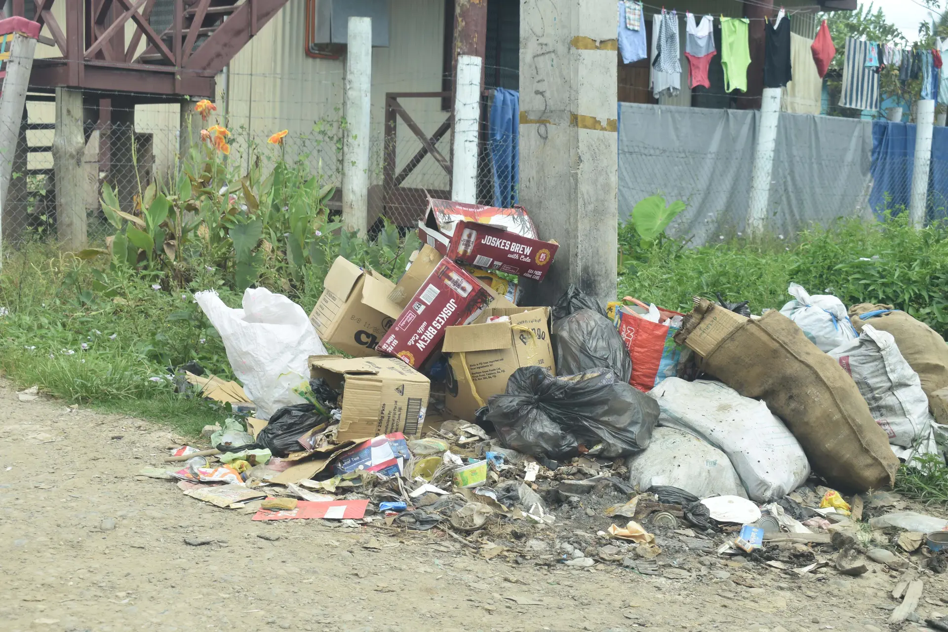 Rubbish dumped at Nawajikuma Settlement at Nawaka in Nadi. Photo: Mereleki Nai