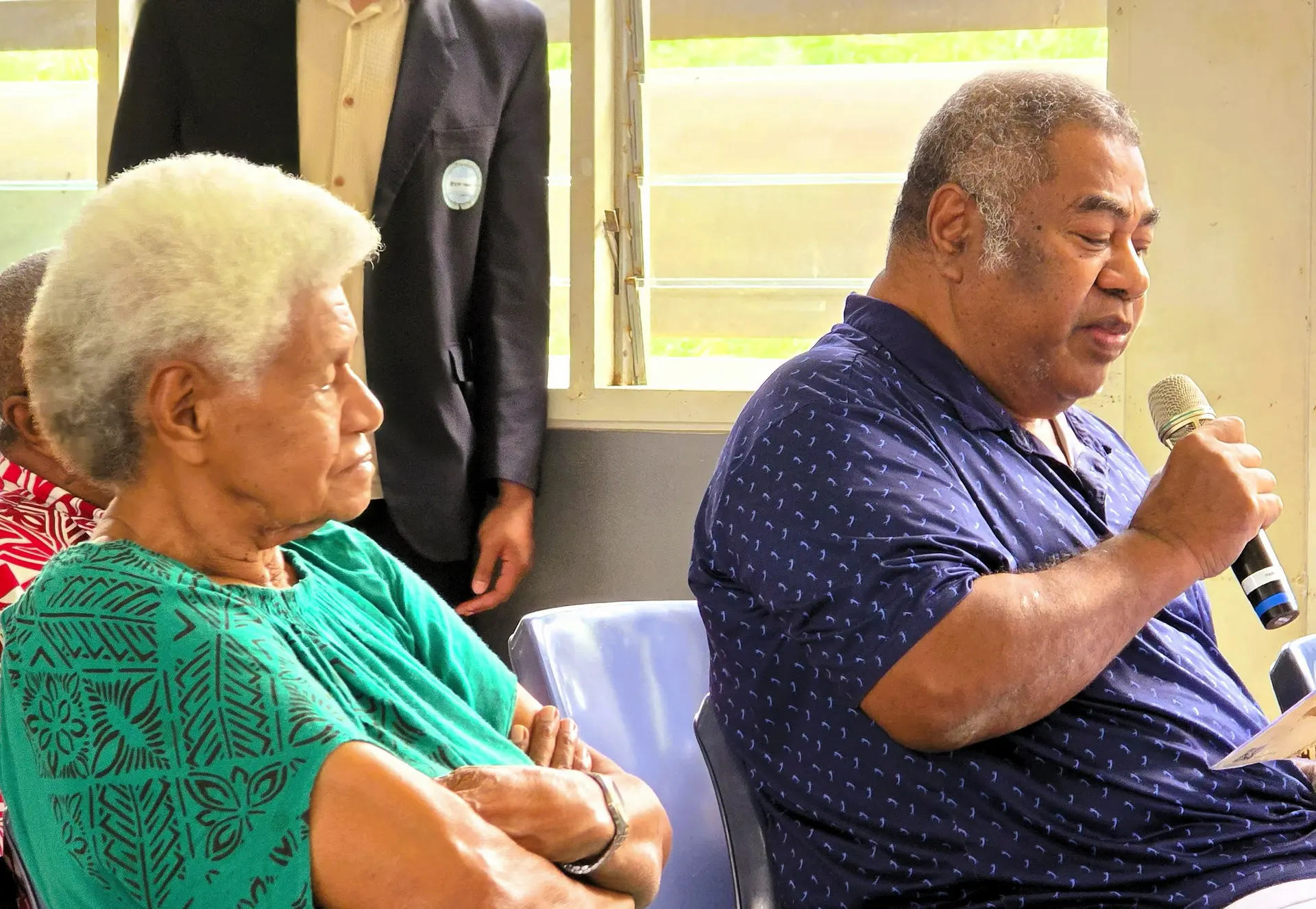 Tui Labasa, Ratu Jone Qomate, during the Constitution (Amendment) Bill 2026 public consultation held in Labasa on October 24, 2026. 